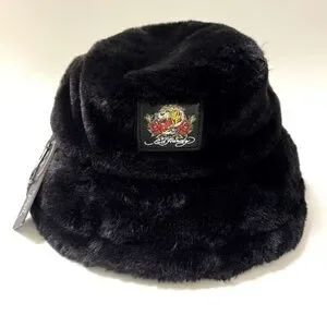 Ed Hardy | Accessories | Nwt Ed Hardy Faux Fur Bucket Hat 